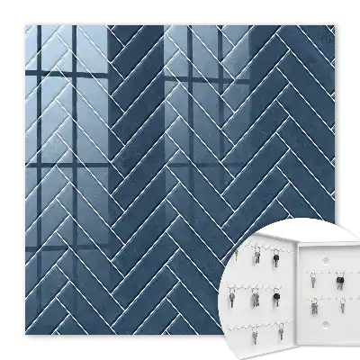 Veste bleu marine à chevrons