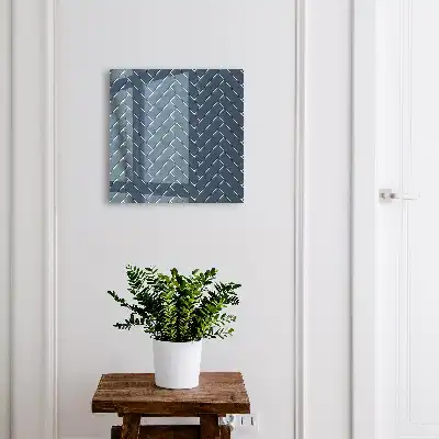 Veste bleu marine à chevrons