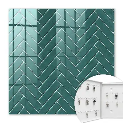 Couleur turquoise à chevrons