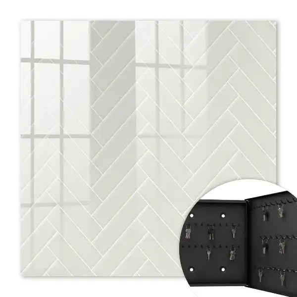 Papier peint à motif chevrons pastel