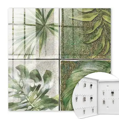Carreaux végétaux avec accent aquarelle
