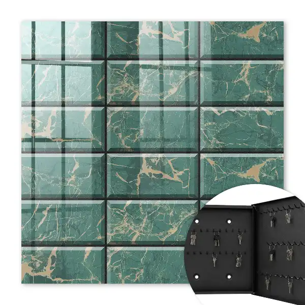 Carreaux en marbre vert