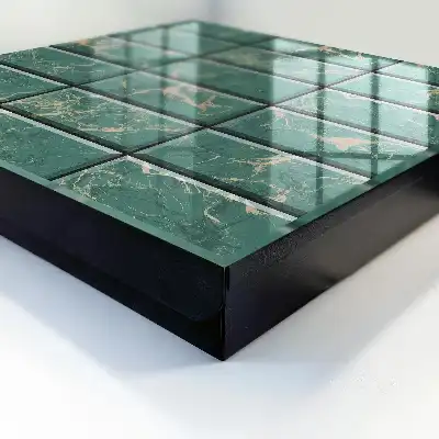 Carreaux en marbre vert