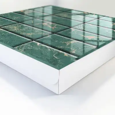 Carreaux en marbre vert