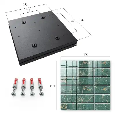 Carreaux en marbre vert