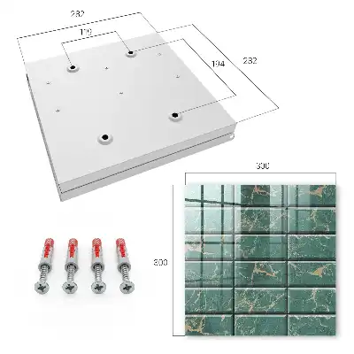 Carreaux en marbre vert