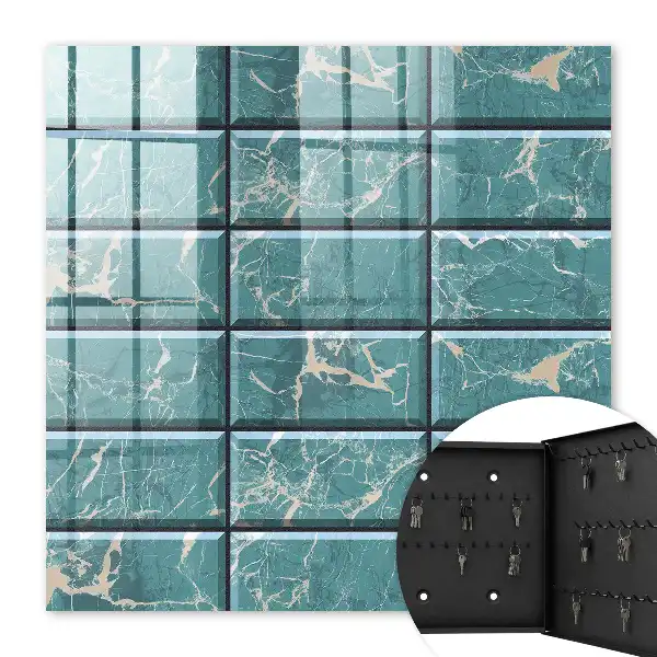 Carreaux de marbre turquoise