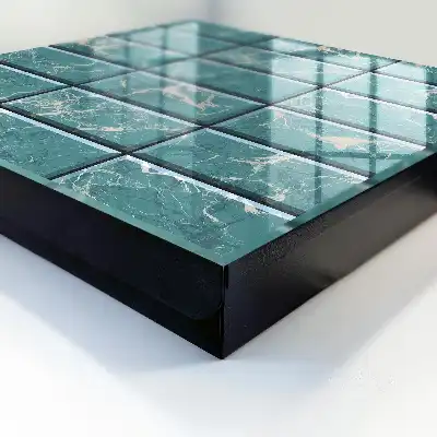 Carreaux de marbre turquoise