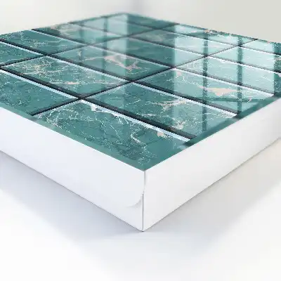 Carreaux de marbre turquoise