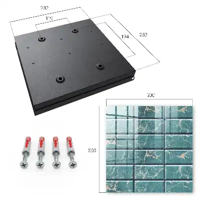Carreaux de marbre turquoise