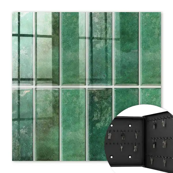 Motif de rectangles élégants vert