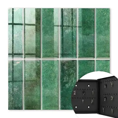 Motif de rectangles élégants vert