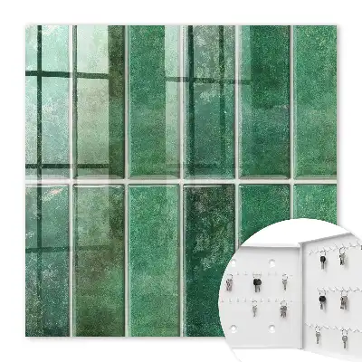 Motif de rectangles élégants vert