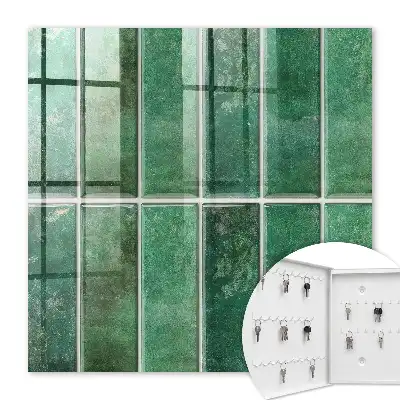 Motif de rectangles élégants vert