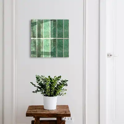 Motif de rectangles élégants vert