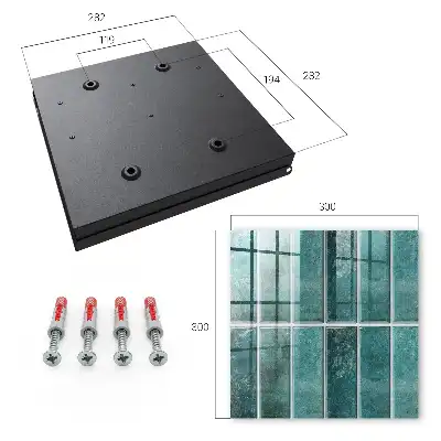 Carreaux turquoise décoratifs pour intérieur