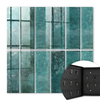 Carreaux turquoise décoratifs pour intérieur