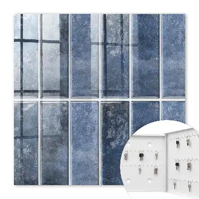 Carreaux bleus à motif géométrique