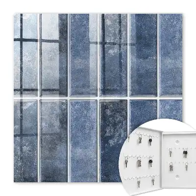 Carreaux bleus à motif géométrique