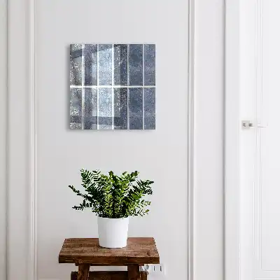 Carreaux bleus à motif géométrique