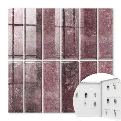 Carreaux bordeaux à la texture élégante