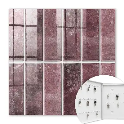Carreaux bordeaux à la texture élégante