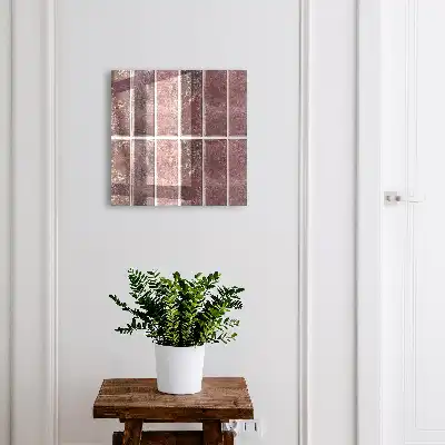 Carreaux bordeaux à la texture élégante
