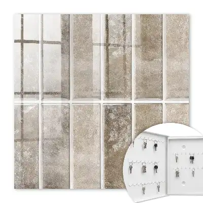 Carreaux élégants brun-gris