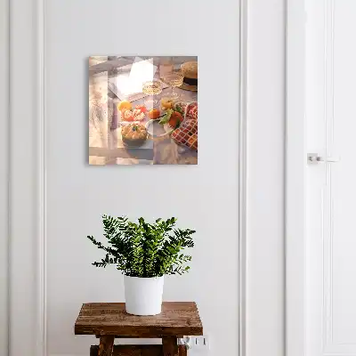Pique-nique d'été avec fruits et livre