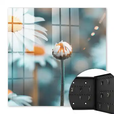 Fond flou et léger avec motif floral