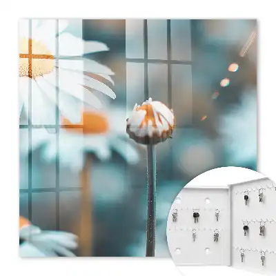 Fond flou et léger avec motif floral