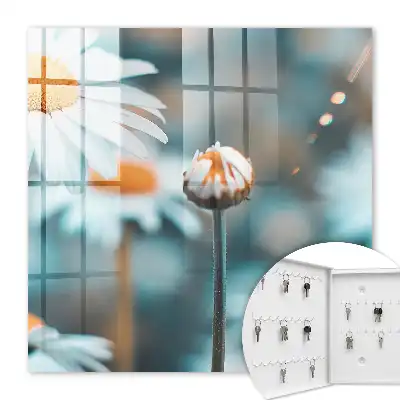 Fond flou et léger avec motif floral