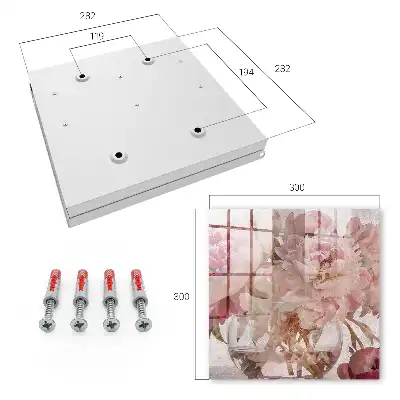 Fleurs romantiques dans un vase transparent