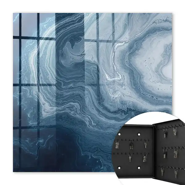 Vortex cosmique bleu marine