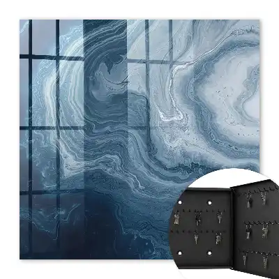 Vortex cosmique bleu marine