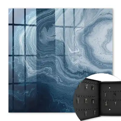 Vortex cosmique bleu marine