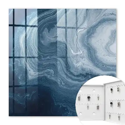 Vortex cosmique bleu marine