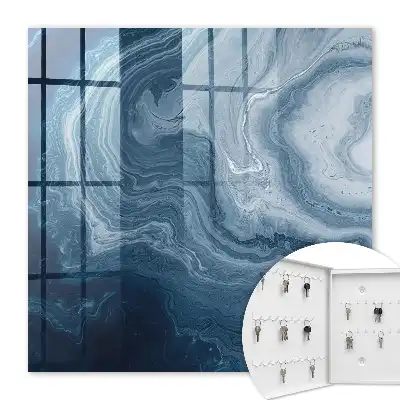 Vortex cosmique bleu marine