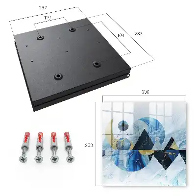 Abstraction cosmique dans des tons bleus