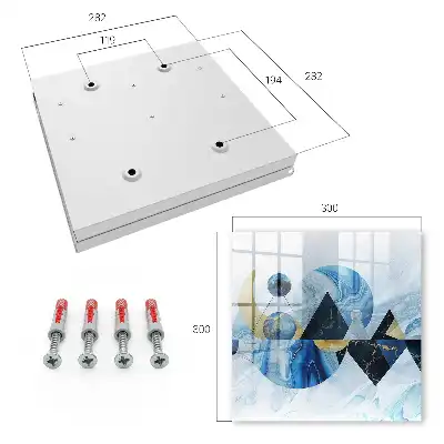 Abstraction cosmique dans des tons bleus