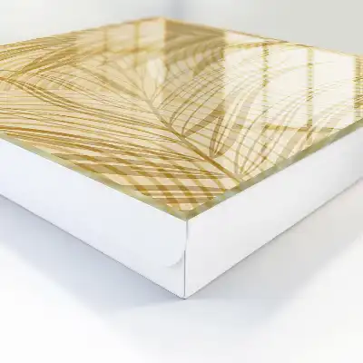Feuilles de la nature dans des tons beiges