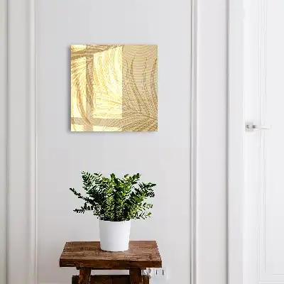 Feuilles de la nature dans des tons beiges