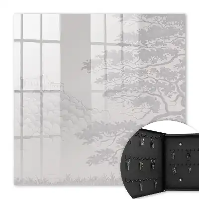 Tableau représentant un paysage de château