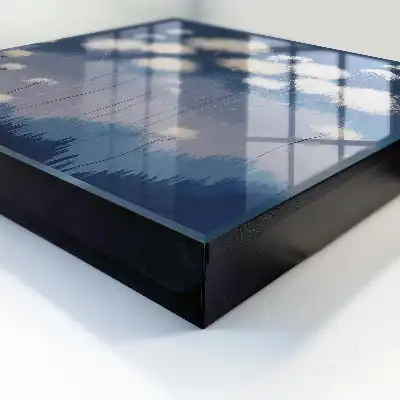 Pissenlits du paysage bleu