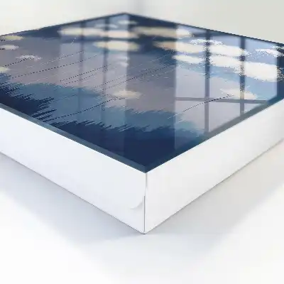 Pissenlits du paysage bleu