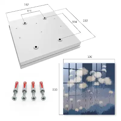 Pissenlits du paysage bleu
