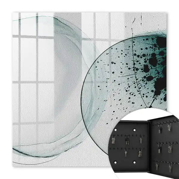 Tableau abstrait aux transitions tonales élégantes