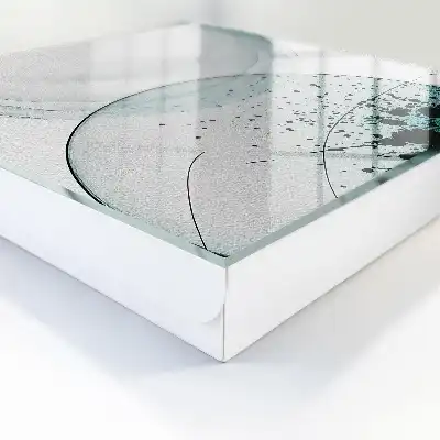 Tableau abstrait aux transitions tonales élégantes