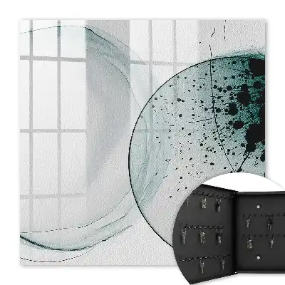 Tableau abstrait aux transitions tonales élégantes