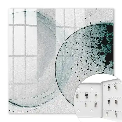 Tableau abstrait aux transitions tonales élégantes